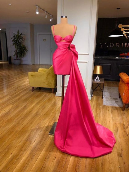 Spaghetti Straps Short Party Dress Sexy Homecoming Dress c3170