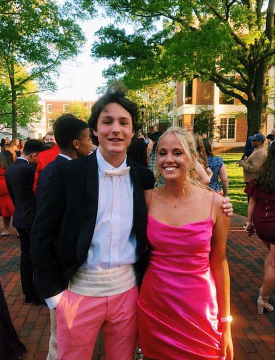 Spaghetti Strap Hot Pink Homecoming Dress Tight Party Dress c3352