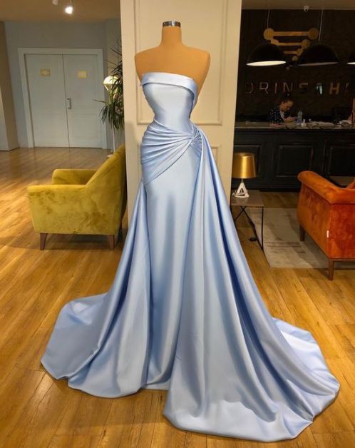 Strapless Mermaid Evening Gown prom dress C1394