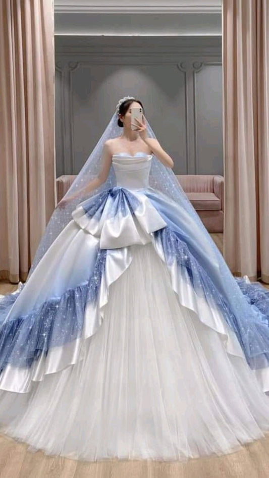 Chic Ball Gown, Tulle Prom Dress C1265