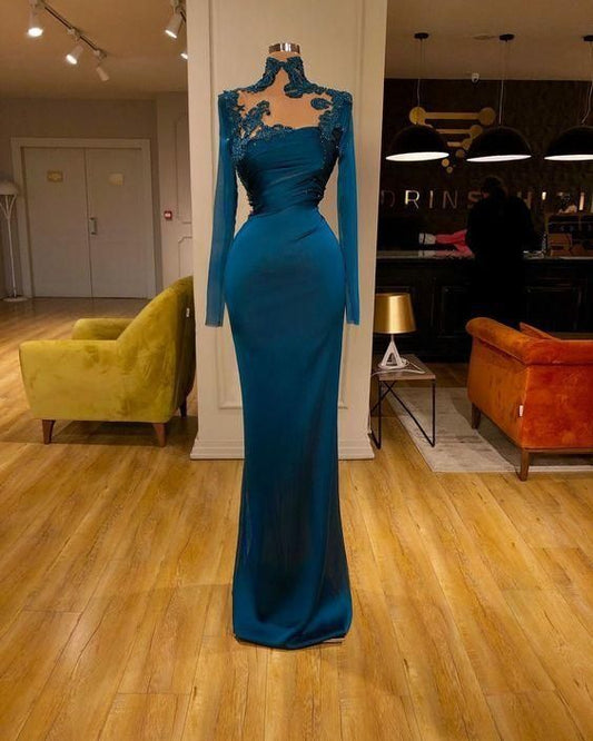 high neck mermaid elegant sexy formal dresses ,,sexy prom dress C1255