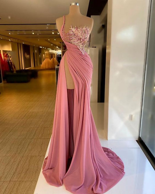 mermaid long evening dress, chic prom dress C1229