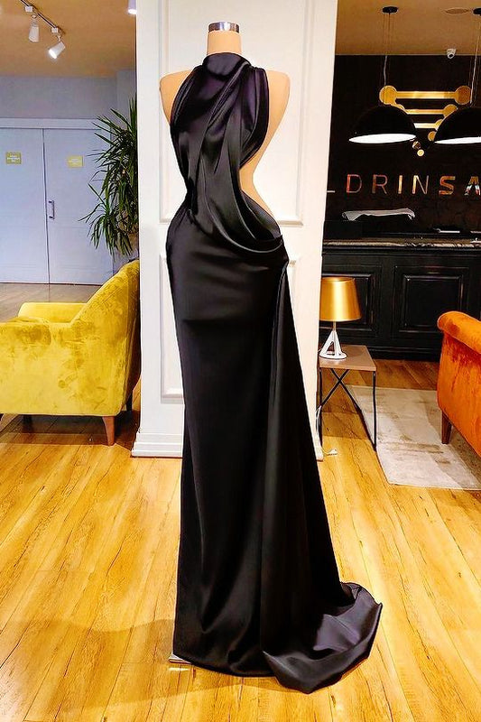 Black Simple Prom Dress  , Sexy Prom Dress C1481